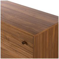 Four Hands Arturo 6-Drawer Dresser - Natural Walnut Veneer