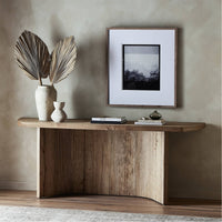 Four Hands Brinton Console Table - Rustic Oak Veneer