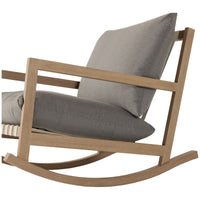 Four Hands Aiken Outdoor Rocking Chair - Venao Charcoal