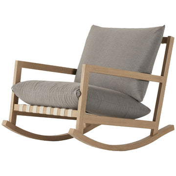 Four Hands Aiken Outdoor Rocking Chair - Venao Charcoal