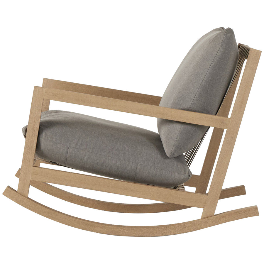 Four Hands Aiken Outdoor Rocking Chair - Venao Charcoal