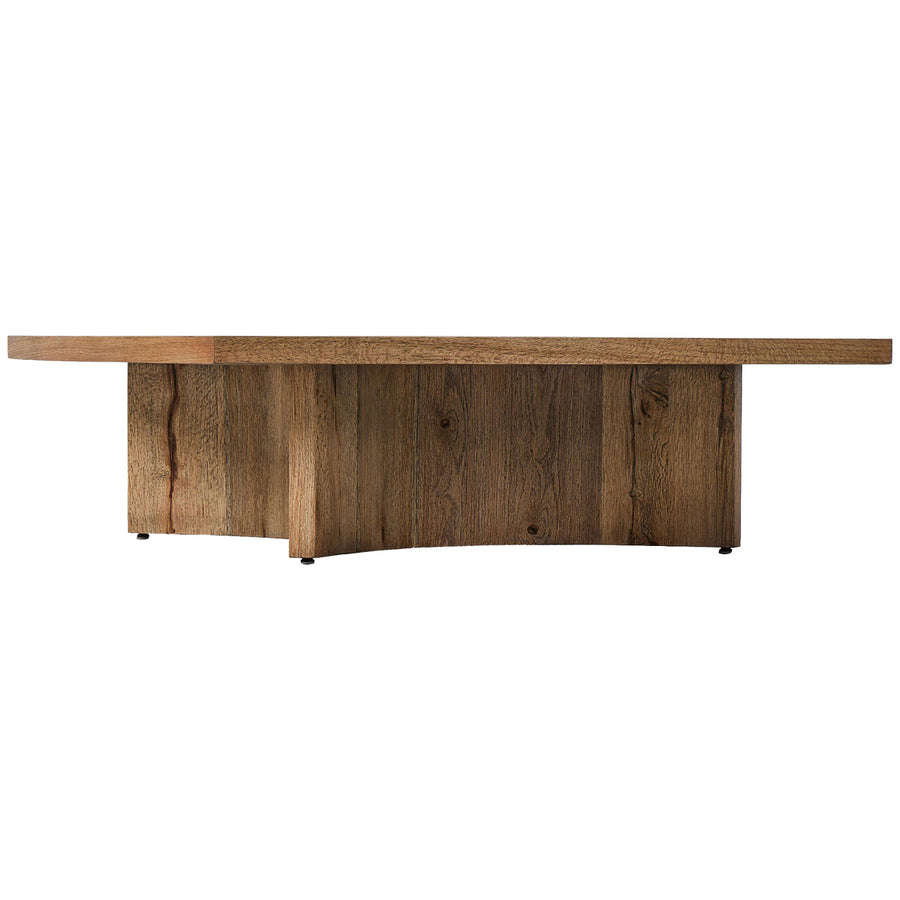 Four Hands Square Coffee Table - Rustic Oak Veneer