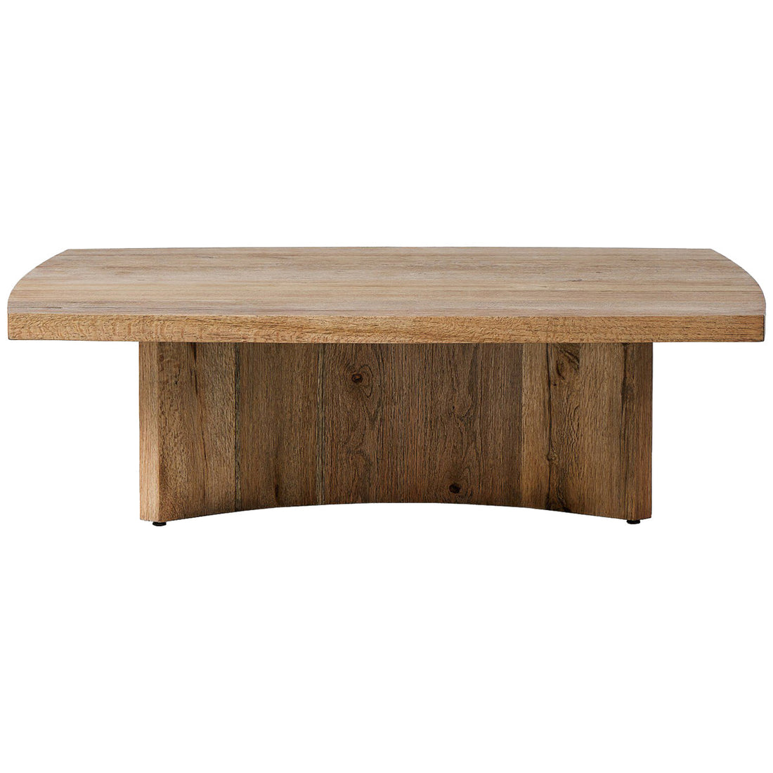 Four Hands Square Coffee Table - Rustic Oak Veneer