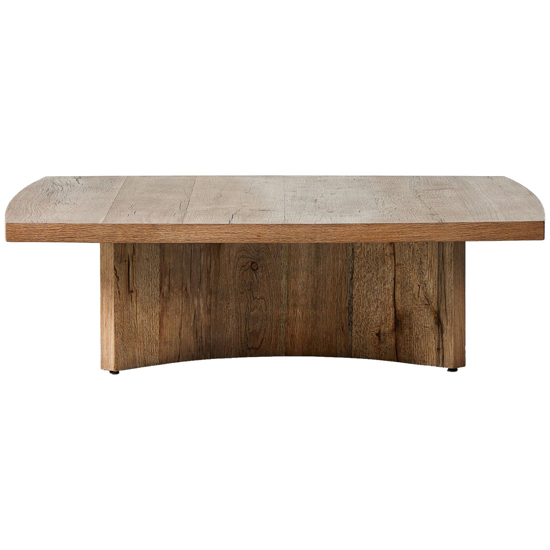 Four Hands Square Coffee Table - Rustic Oak Veneer