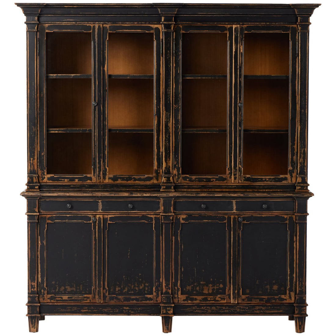 Four Hands Cordella Marjorie Cabinet - Distressed Black