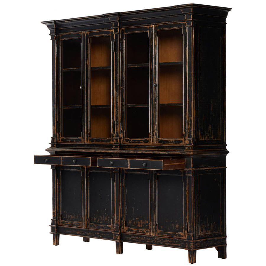 Four Hands Cordella Marjorie Cabinet - Distressed Black