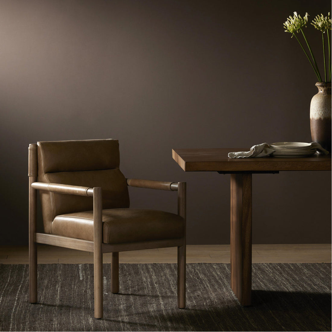 Four Hands Kiano Dining Armchair - Palermo Drift