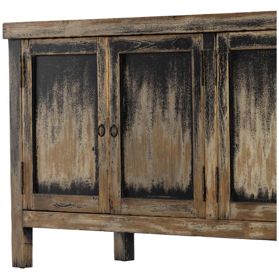 Four Hands Hitchens Media Console - Worn Black