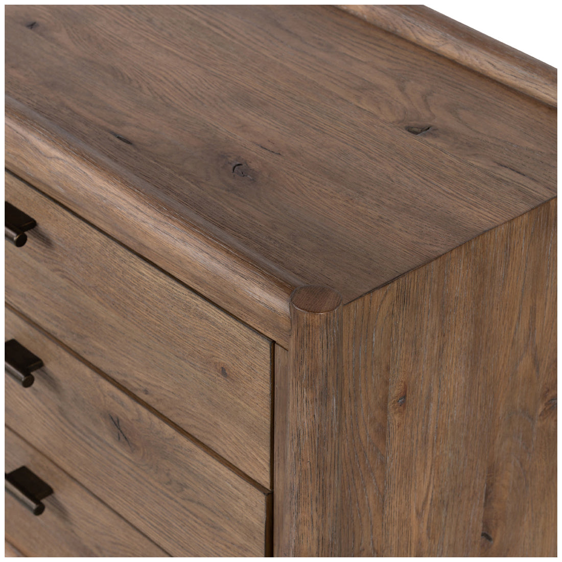 Four Hands Bolton Glenview Nightstand - Weathered Oak