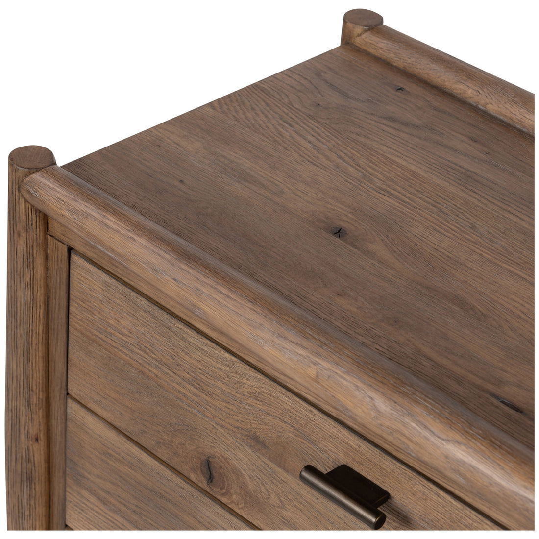 Four Hands Bolton Glenview Nightstand - Weathered Oak