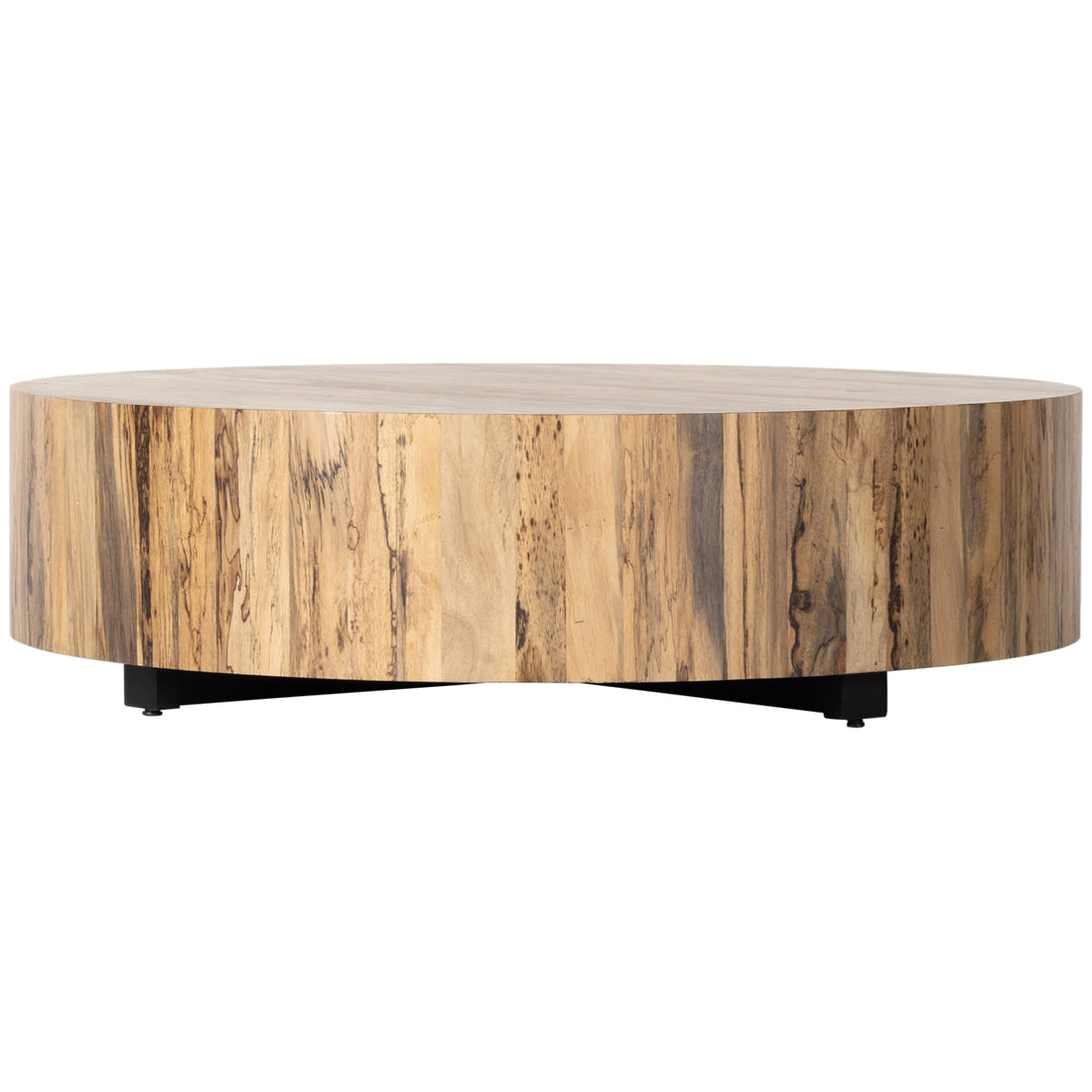 Four Hands Wesson Hudson Large Coffee Table - Spalted Primavera