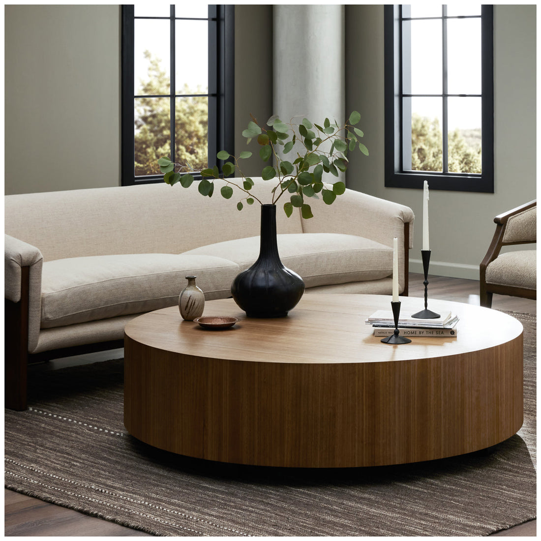 Four Hands Wesson Hudson Large Coffee Table - Natural Yukas