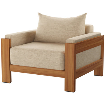 Four Hands Duvall Chapman Outdoor Chair - Casa Cream