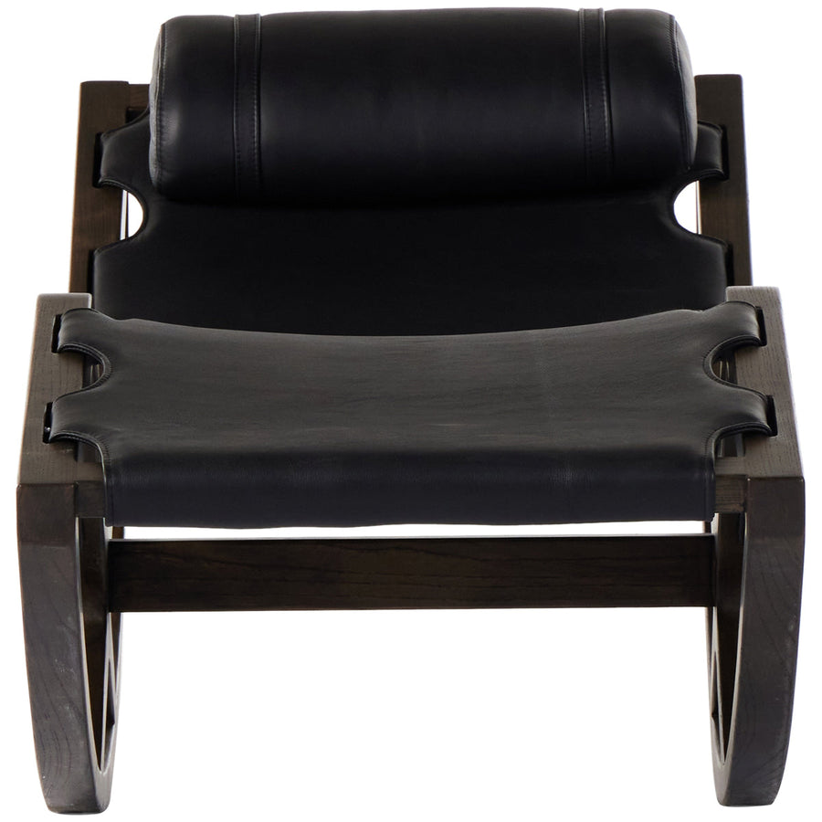 Four Hands Allston Tarelton Chaise - Carson Black