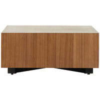 Four Hands Hudson Large Rectangular Coffee Table - Natural Yukas