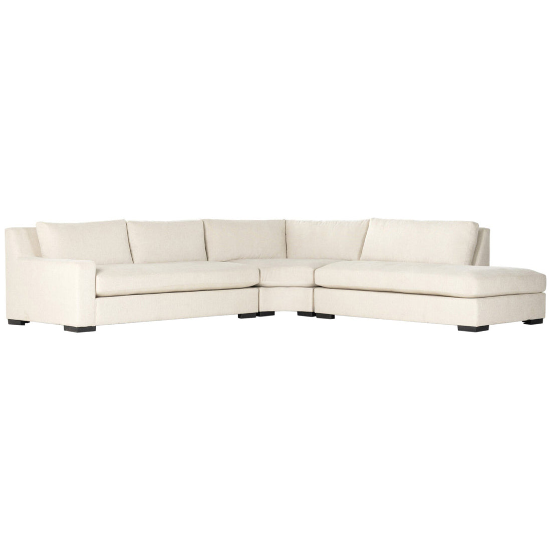 Four Hands Atelier Albany 3-Piece Sectional - Alcott Fawn