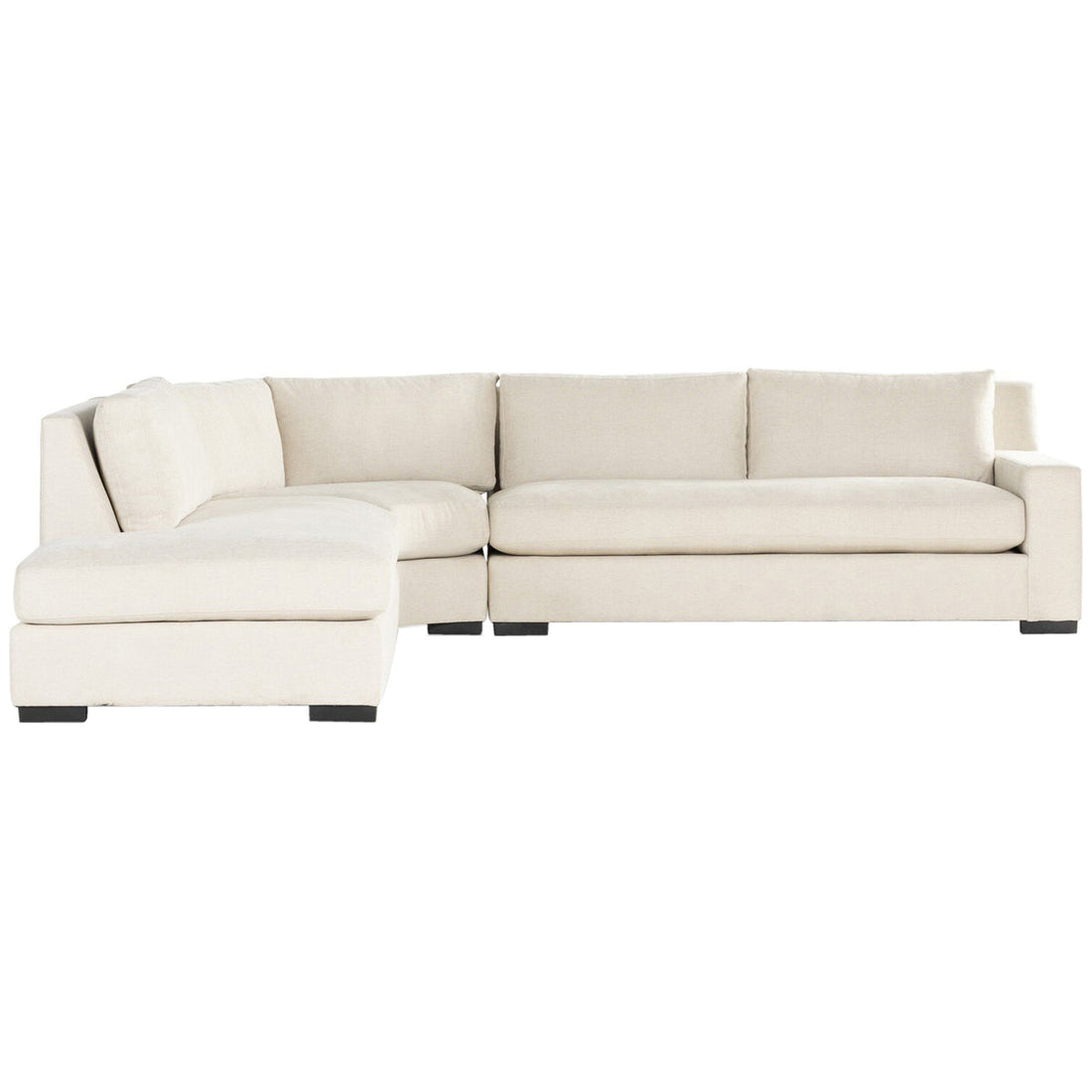 Four Hands Atelier Albany 3-Piece Sectional - Alcott Fawn