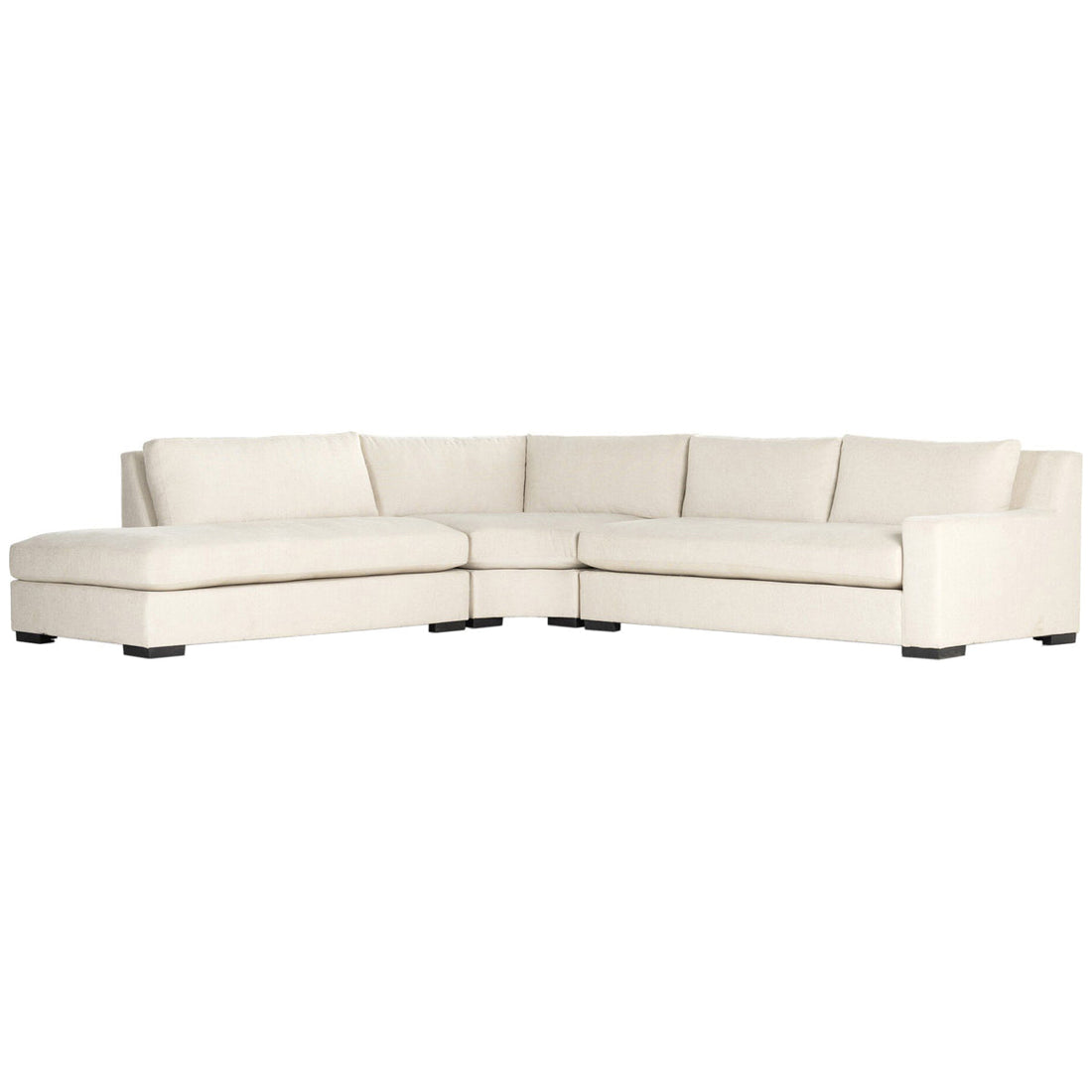 Four Hands Atelier Albany 3-Piece Sectional - Alcott Fawn