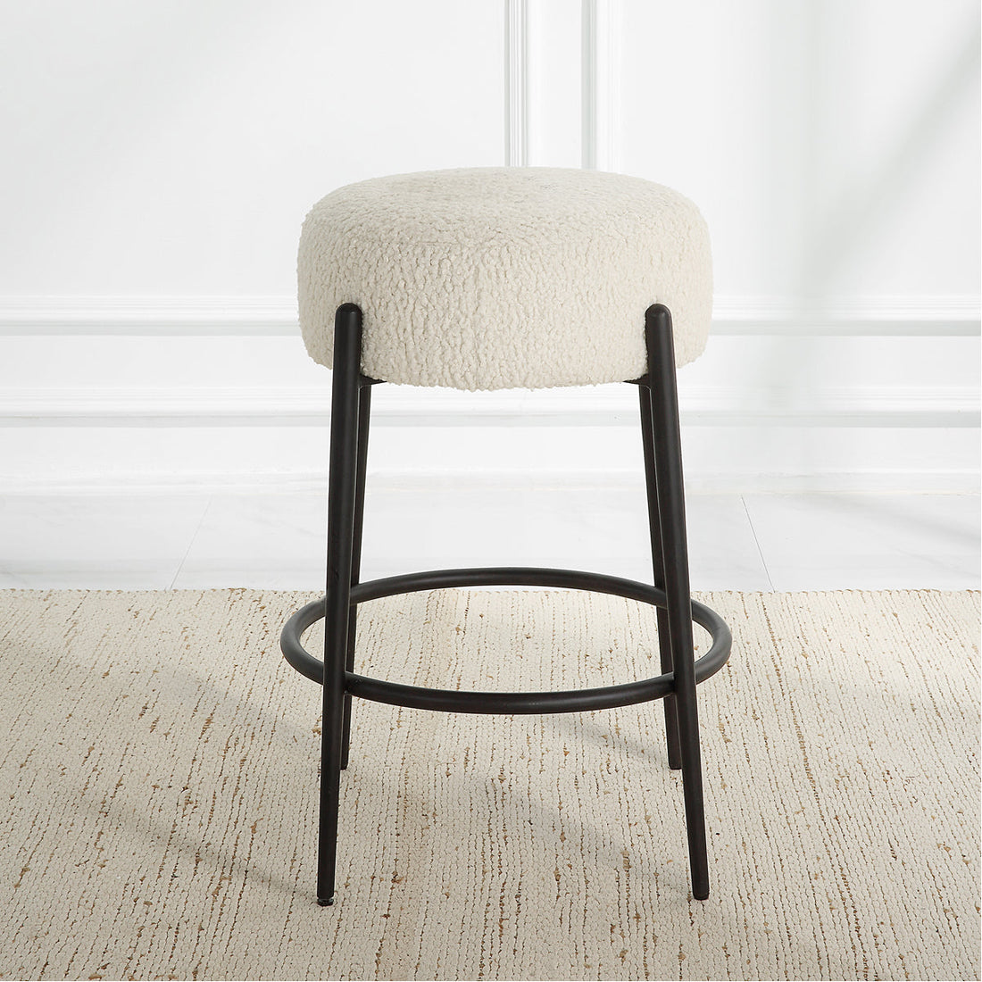 Uttermost Arles Plush Counter Stool