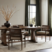 Four Hands Ashwin Dining Table - Brown Oak