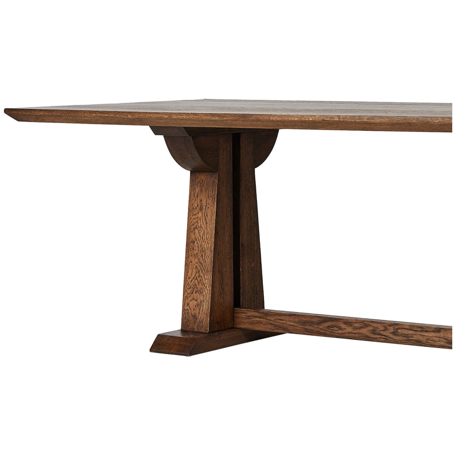 Four Hands Ashwin Dining Table - Brown Oak