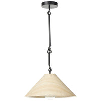 Four Hands Asher Concetta Pendant - Ecru Marble Solid