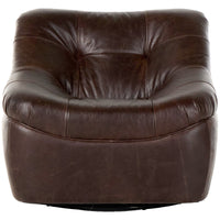 Four Hands Farley Swivel Chair - Conroe Cigar