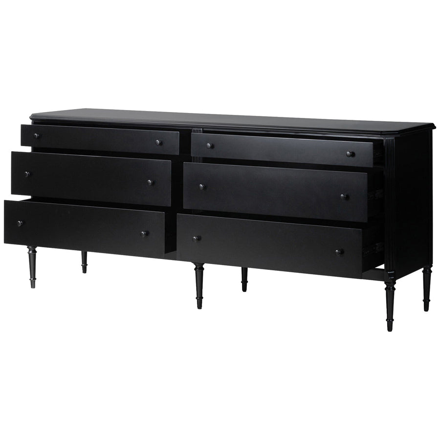 Four Hands Bolton Lendon 6-Drawer Dresser - Black