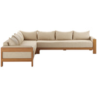 Four Hands Duvall Chapman Outdoor 3-Piece Sectional - Cream