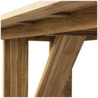 Four Hands Enders Outdoor Dining Tables - Natural Teak