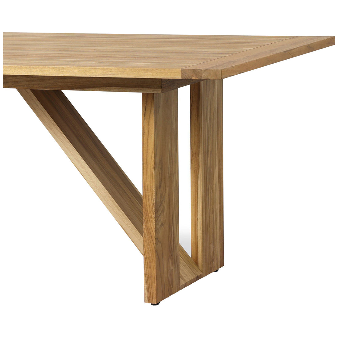 Four Hands Enders Outdoor Dining Tables - Natural Teak