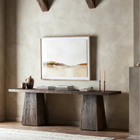 Four Hands Atlas Console Table - Smoked Alder