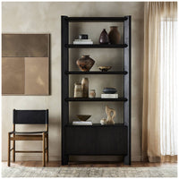 Four Hands Orwin Bookshelf - Smoked Black Oak