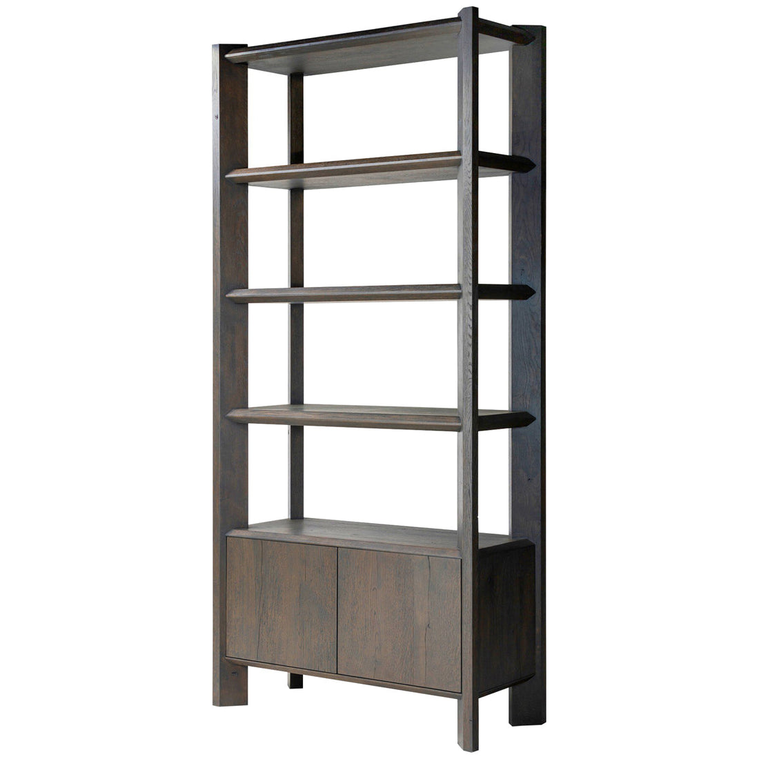 Four Hands Orwin Bookshelf - Smoked Black Oak