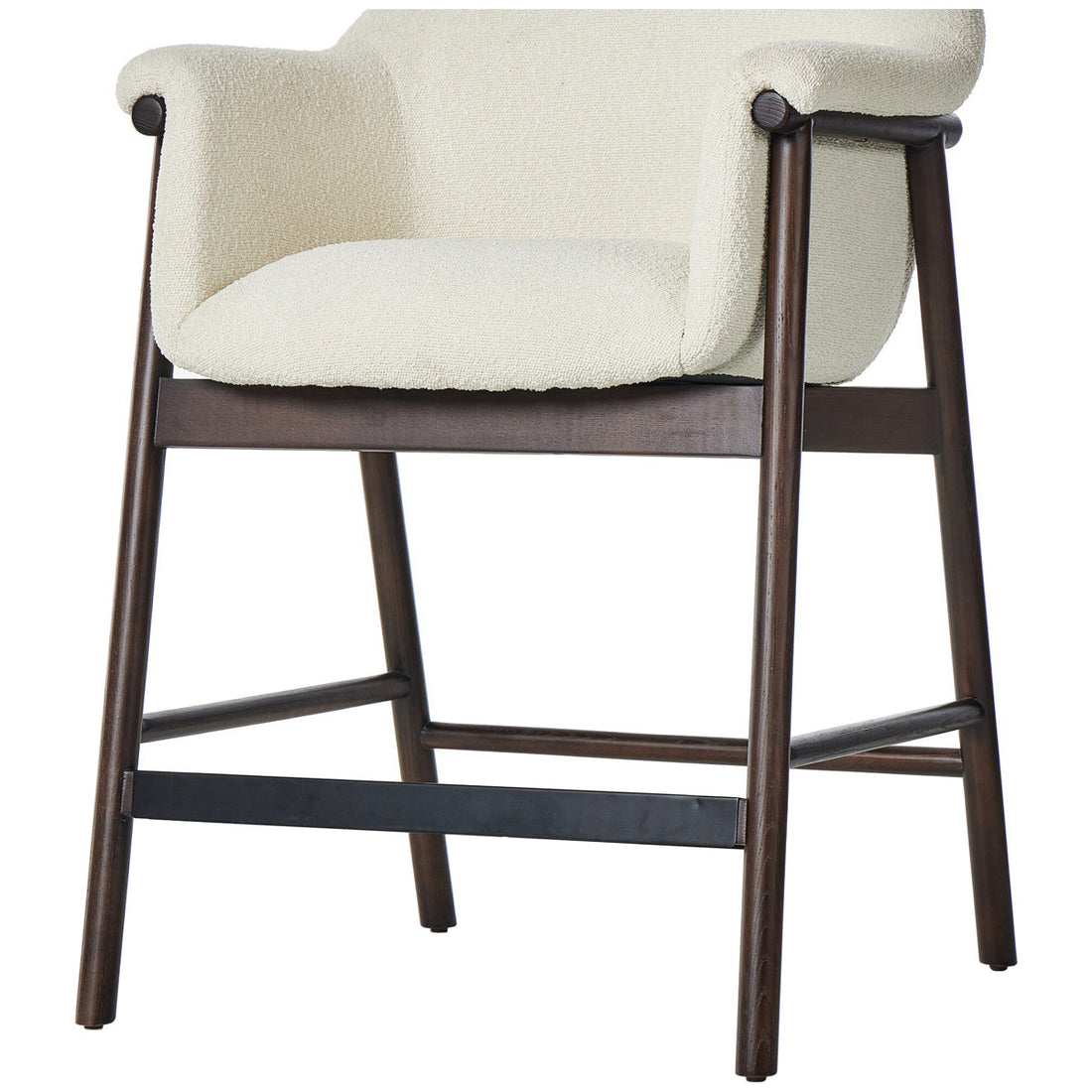 Four Hands Sora Bar Stool - FIQA Boucle Cream