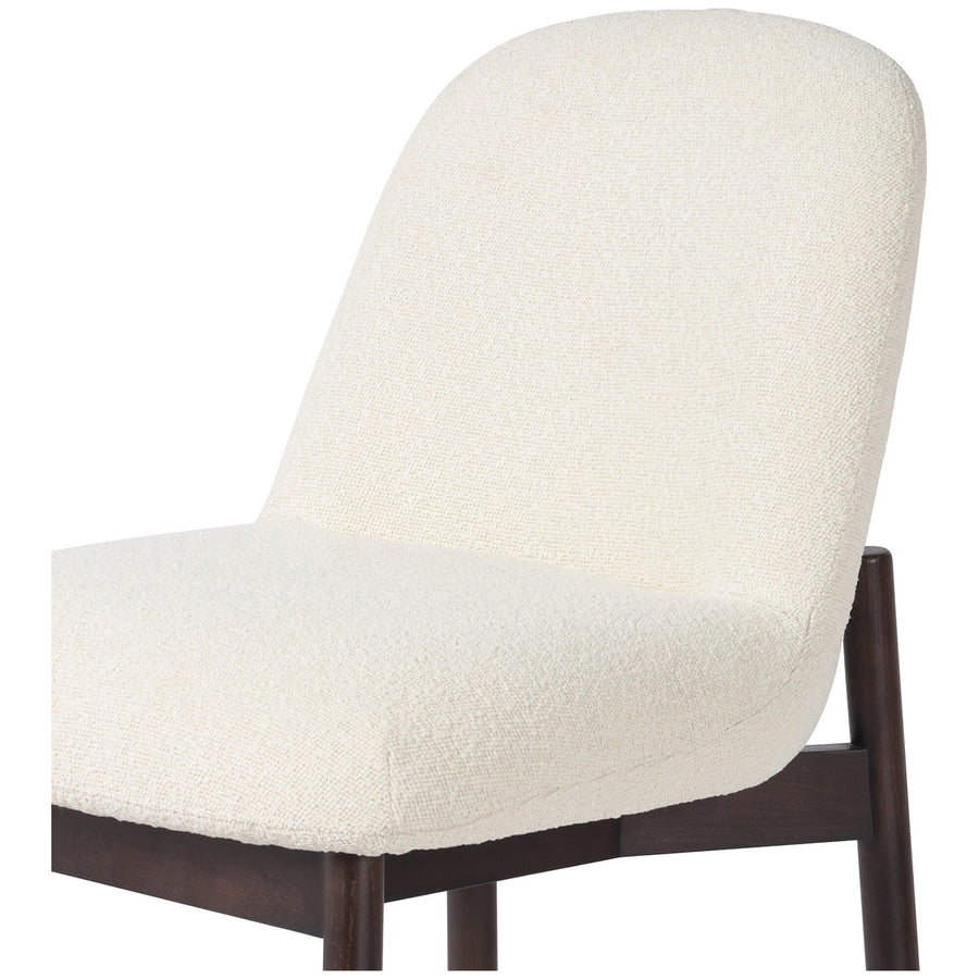 Four Hands Sora Armless Bar Stool - FIQA Boucle Cream