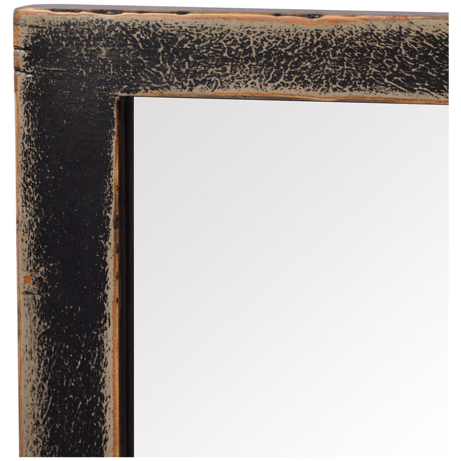 Four Hands Hitchens Wall Mirror - Worn Black