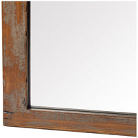 Four Hands Hitchens Wall Mirror - Worn Black