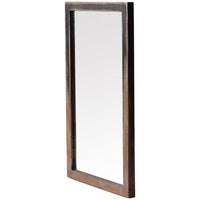 Four Hands Hitchens Wall Mirror - Worn Black