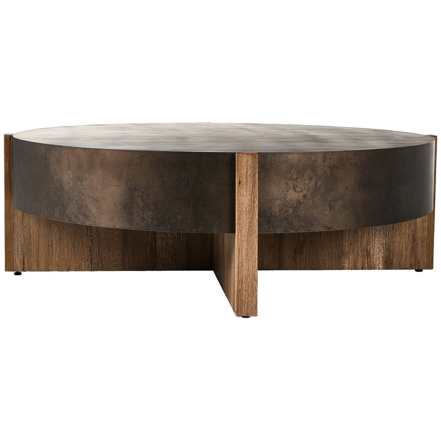 Four Hands Bingham Large Coffee Table - Distressed Iron