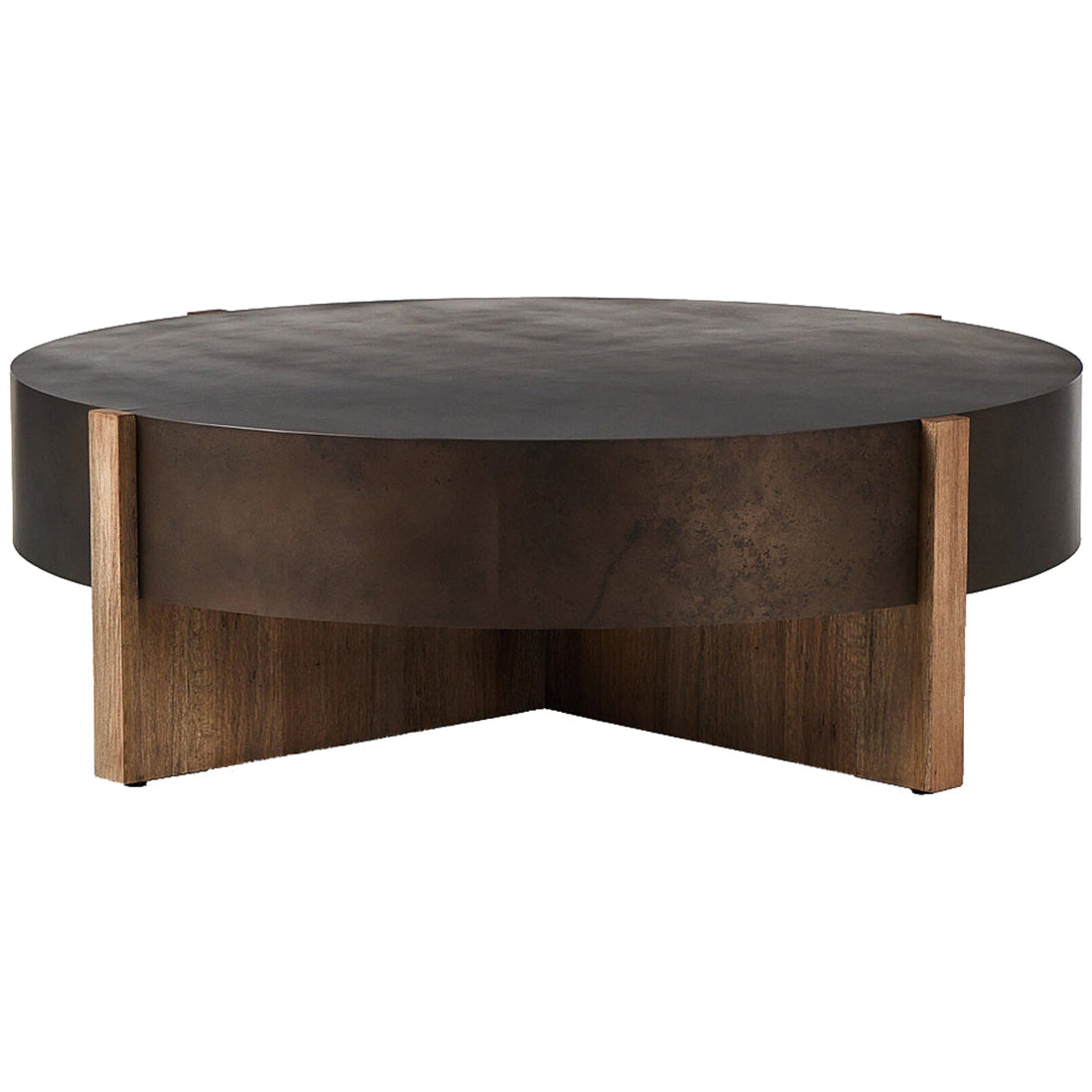 Four Hands Bingham Large Coffee Table - Distressed Iron