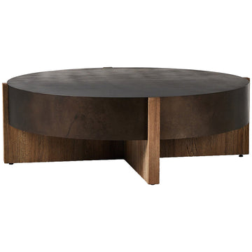 Four Hands Bingham Large Coffee Table - Distressed Iron