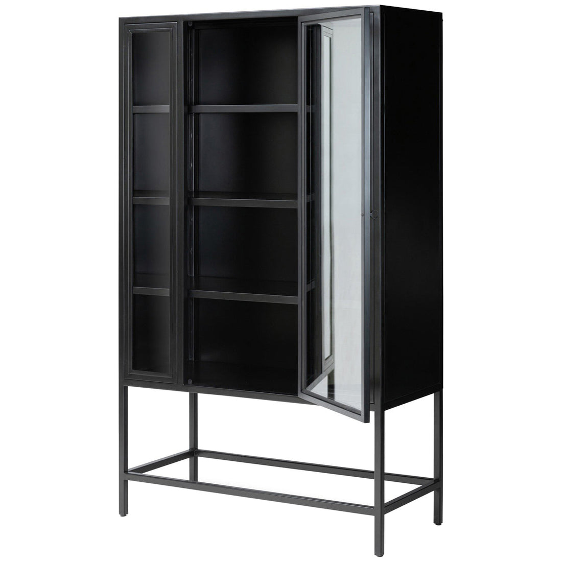 Four Hands Bolton Longmont Cabinet - Black