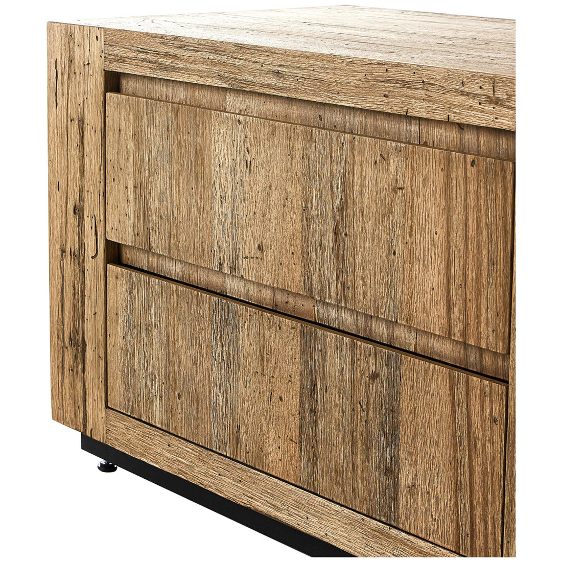 Four Hands Abaso Nightstand - Rustic Wormwood Oak