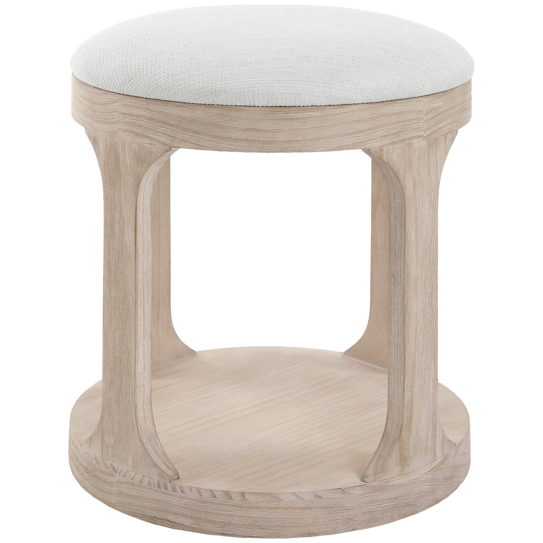 Uttermost Dennen Oak Ottoman