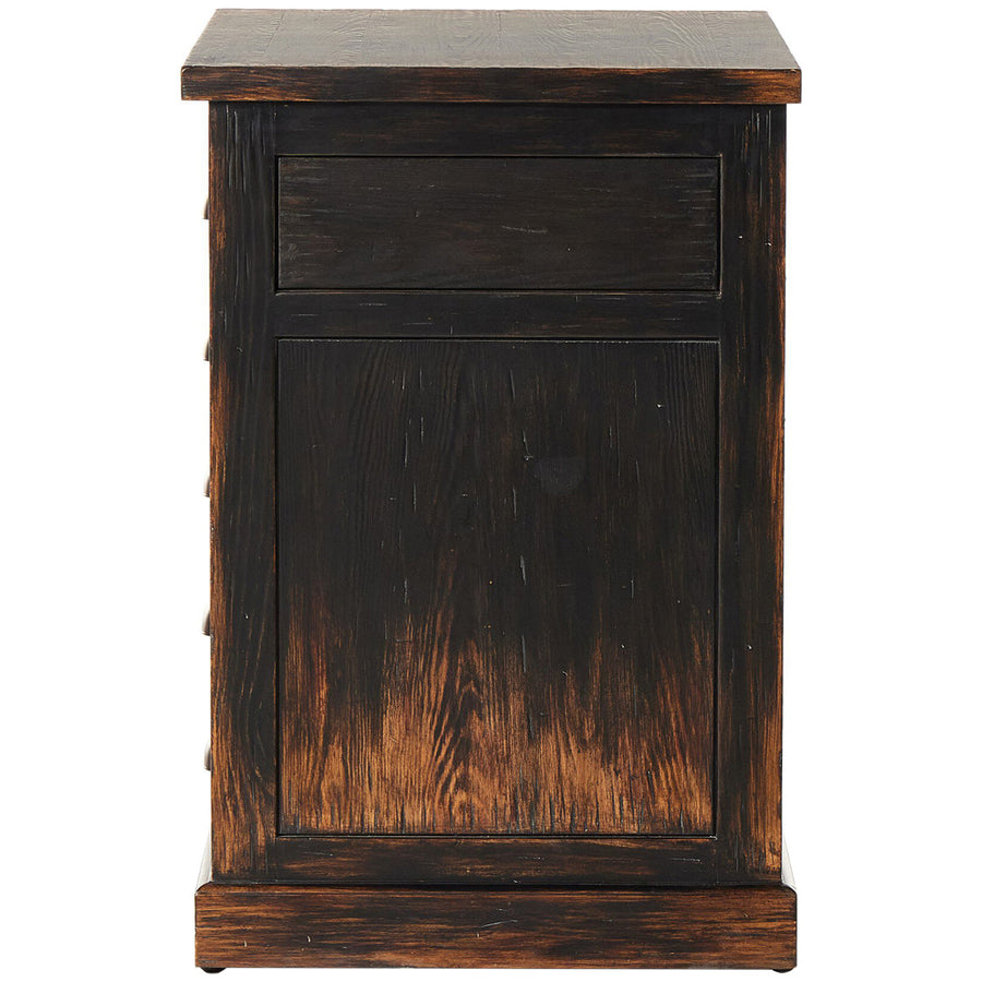 Four Hands Architects Cabinet - Distressed Black Veneer