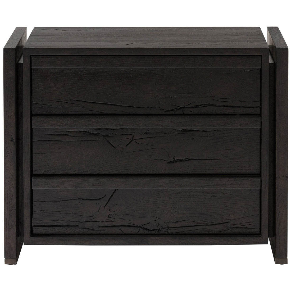 Four Hands Alora Nightstand - Dark Espresso Reclaimed French Oak