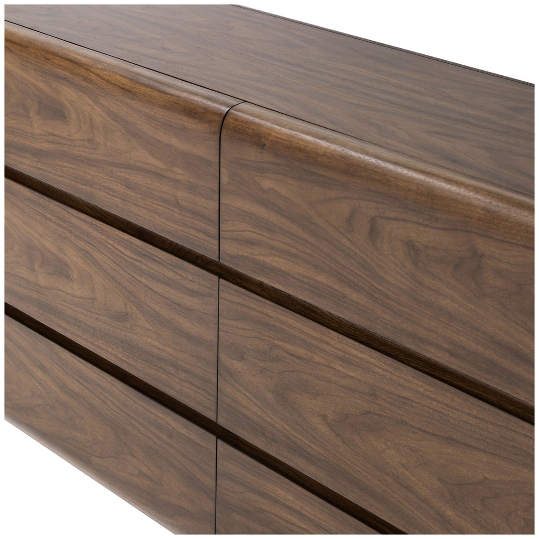 Four Hands Brynn Dresser - Dark Walnut Veneer