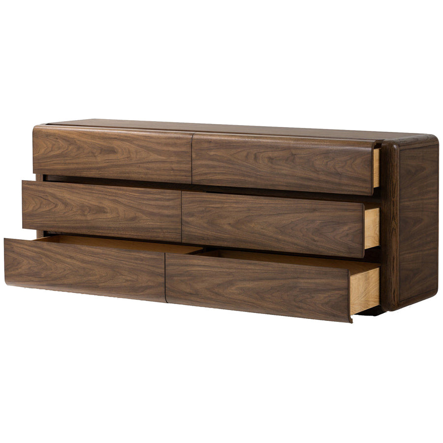 Four Hands Brynn Dresser - Dark Walnut Veneer