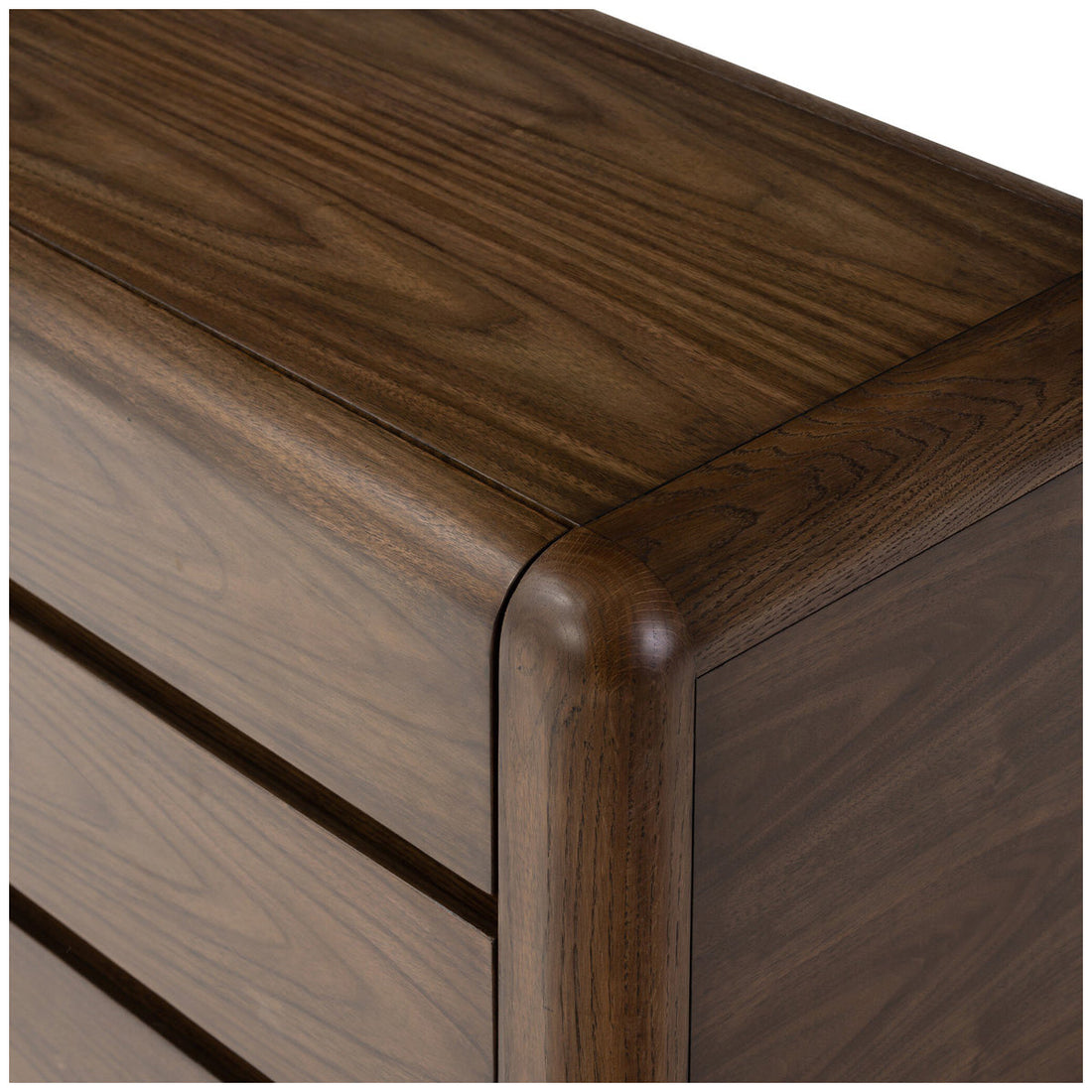 Four Hands Brynn Nightstand - Dark Walnut Veneer